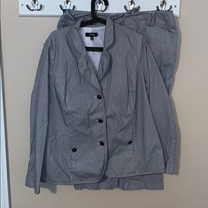 Rafaella blue pin stripe summer suit